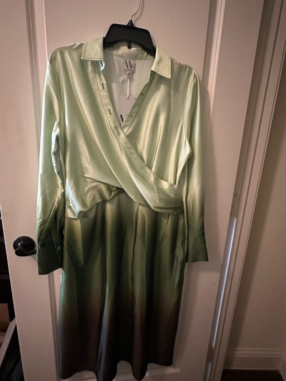 BNWT Worthington Green Ombre Dress Size Large